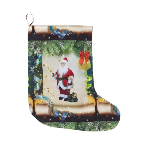 Christmas Stocking Santa Large Christmas Stocking