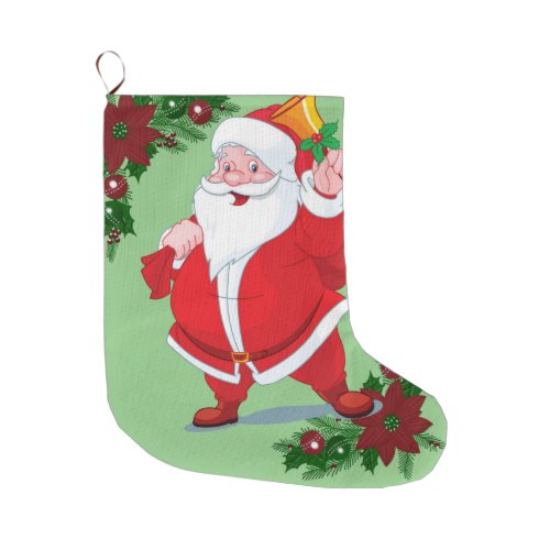 Christmas Stocking Santa Large Christmas Stocking