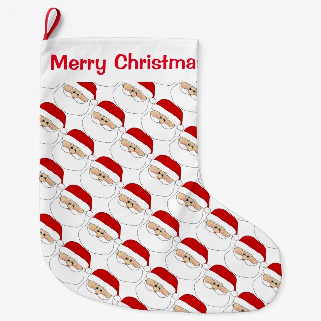 Christmas Stocking/Santa Large Christmas Stocking (Front)