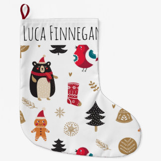 Christmas Stocking Scandinavia (Personalize It)