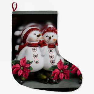 Christmas Stocking, Snowman Large Christmas Stocking