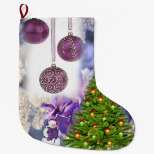 Christmas Stocking, Snowman Large Christmas Stocking