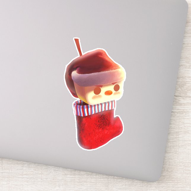 Christmas Stocking Sticker (Detail)