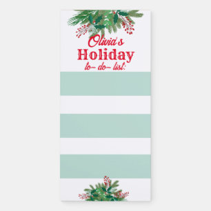 Christmas stocking stuffer holiday to do list magnetic notepad