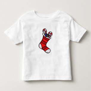 Christmas stocking toddler t-shirt