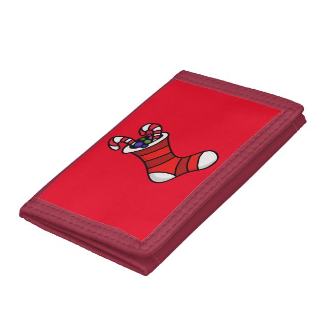 Christmas stocking trifold wallet (Bottom)