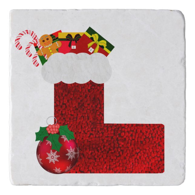 Christmas Stocking Trivet (Front)