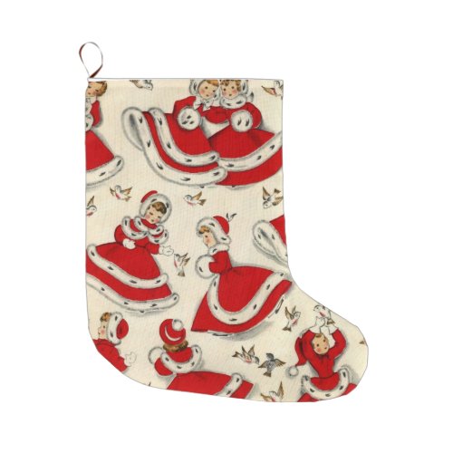 Christmas Stocking Vintage Large Christmas Stocking