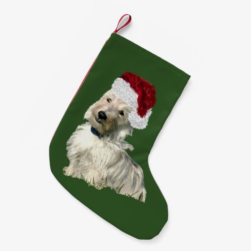 Christmas Stocking w/ Scottish Terrier Zazzle
