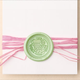 Christmas Stocking Wax Seal Sticker