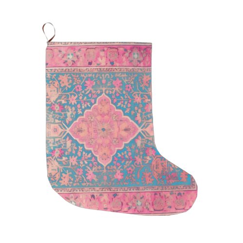 Christmas stocking with Persian design