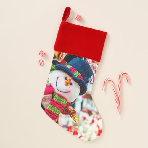 Christmas Stocking with Snowman