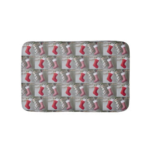 ***CHRISTMAS STOCKINGS*** BATH MAT