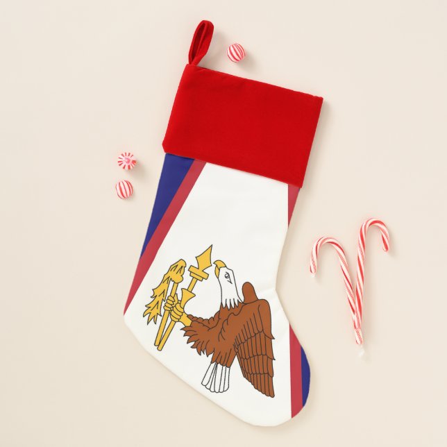 Christmas Stockings Flag of American Samoa, USA (Front)