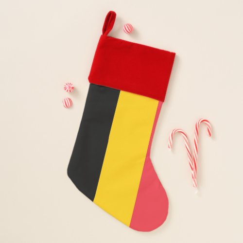 Christmas Stockings Flag of Belgium