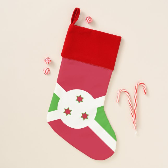 Christmas Stockings Flag of Burundi (Front)
