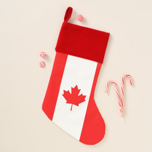 Christmas Stockings Flag of Canada