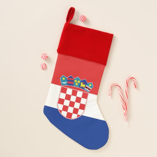 Christmas Stockings Flag of Croatia