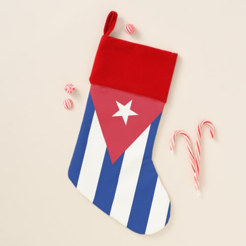 Christmas Stockings Flag of Cuba