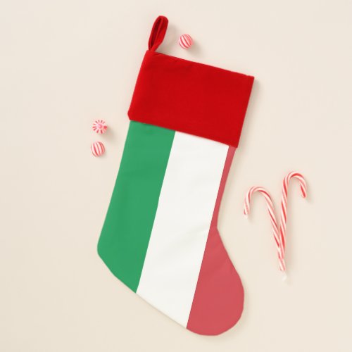 Christmas Stockings Flag of Italy