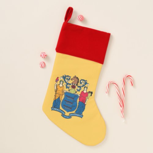 Christmas Stockings Flag of New Jersey USA