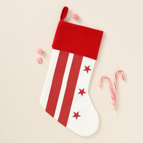 Christmas Stockings Flag of Washington DC