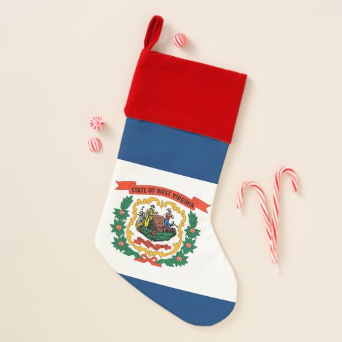 Christmas Stockings Flag of West Virginia