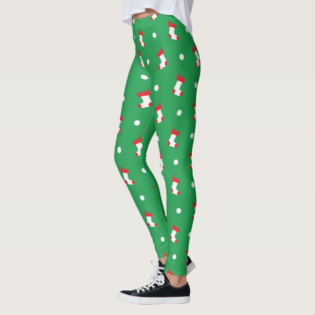 Christmas Stockings Leggings (Left)