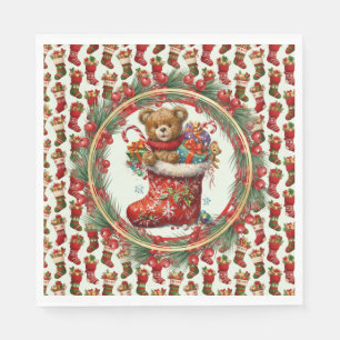 Christmas Stockings Napkins