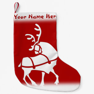 Christmas Stockings Personalized Reindeer Stocking