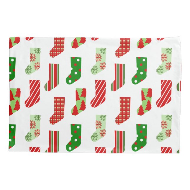 Christmas Stockings Pillow Case (Back)