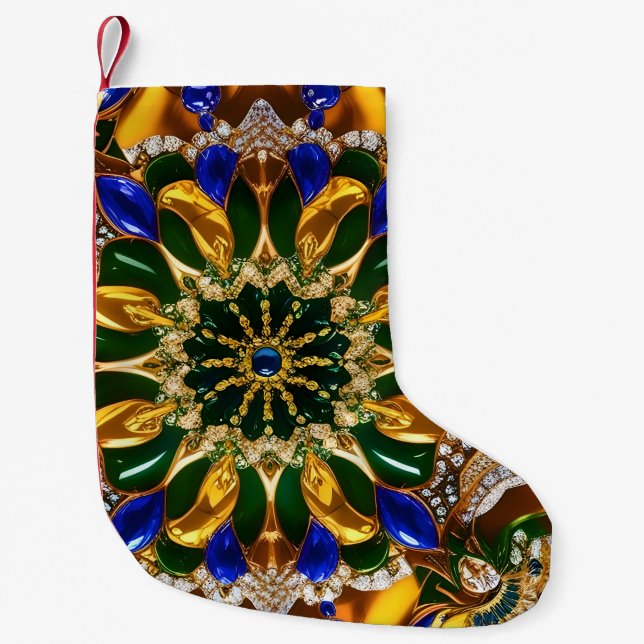 Christmas Stockings with Brazil Colors (Front)