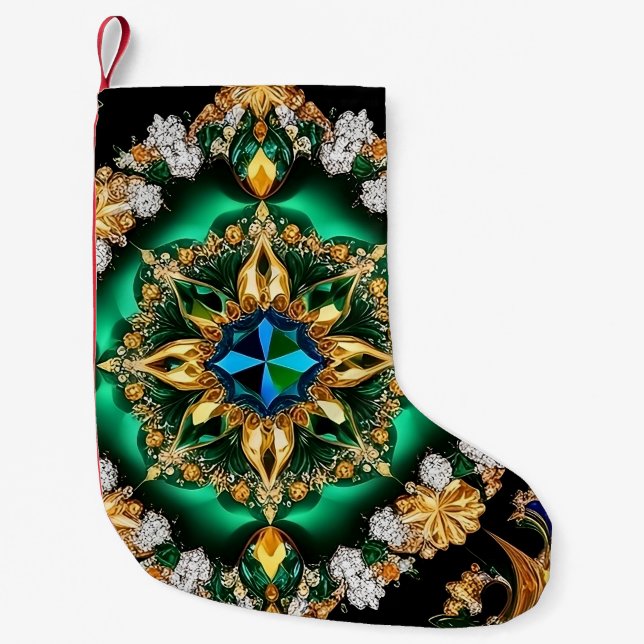 Christmas Stockings with Brazilian Colors (Front)