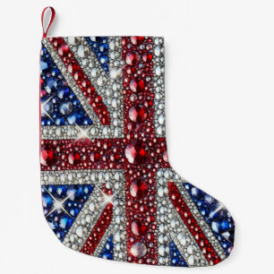 Christmas Stockings with British Colors