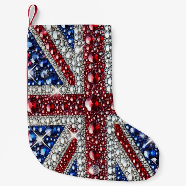 Christmas Stockings with British Colors (Front)