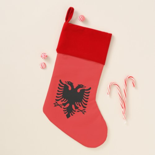 Christmas Stockings with Flag of Albania