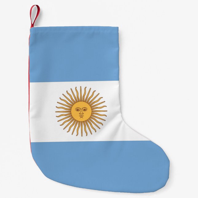 Christmas Stockings with Flag of Argentina (Front)