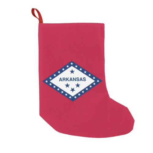 Christmas Stockings with Flag of Arkansas USA