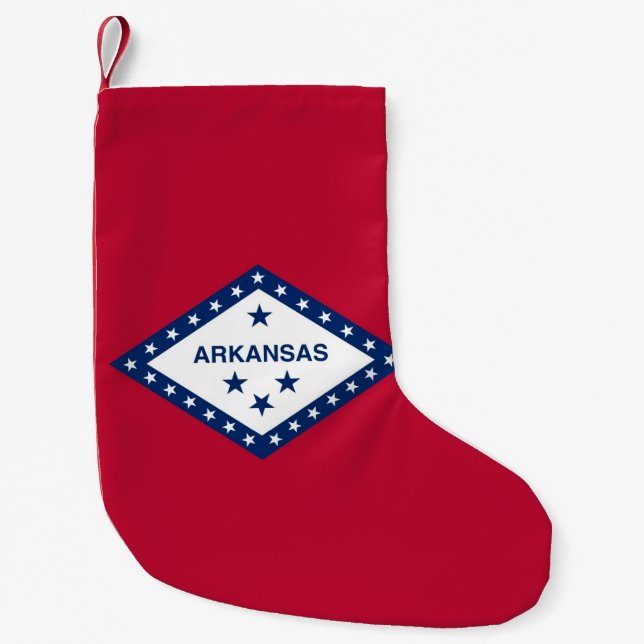 Christmas Stockings with Flag of Arkansas, USA (Front)