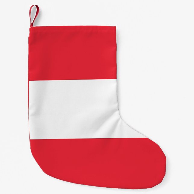 Christmas Stockings with Flag of Austria (Front)