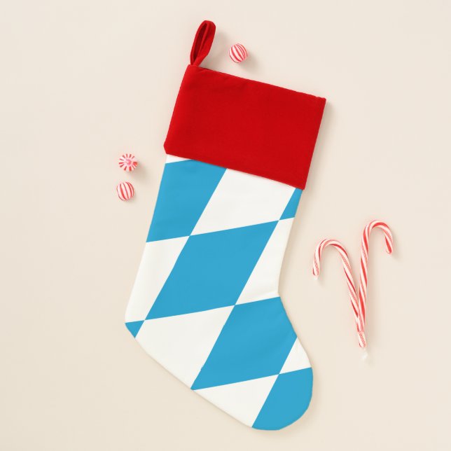 Christmas Stockings with Flag of Bavaria (Front)