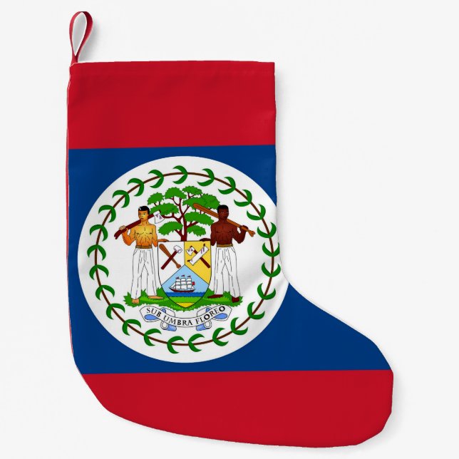 Christmas Stockings with Flag of Belize (Front)
