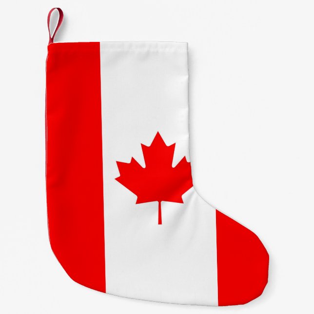 Christmas Stockings with Flag of Canada (Front)