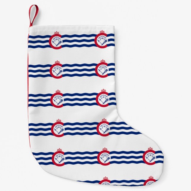 Christmas Stockings with Flag of Cincinnati (Front)