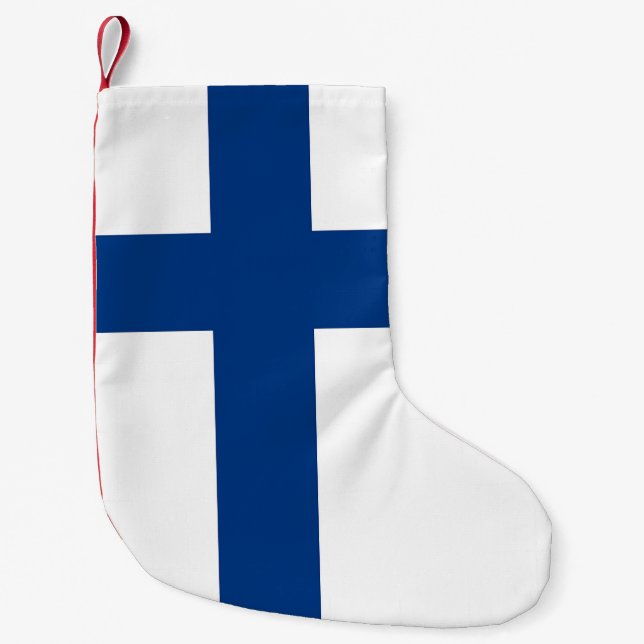 Christmas Stockings with Flag of Finland (Front)