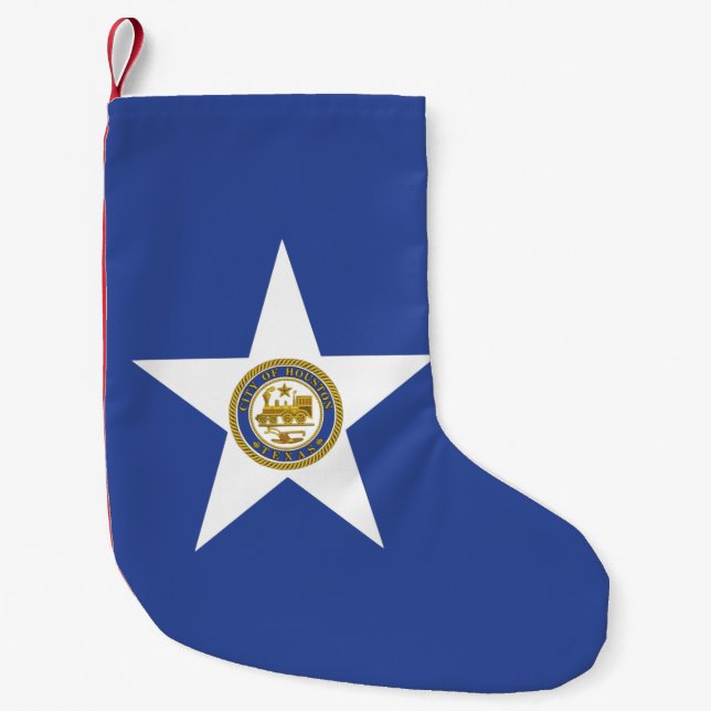 Christmas Stockings with Flag of Houston (Front)
