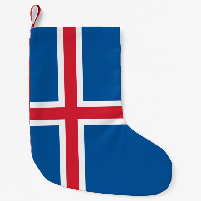 Christmas Stockings with Flag of Iceland (Front)