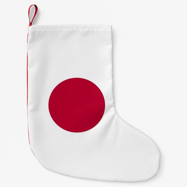 Christmas Stockings with Flag of Japan (Front)