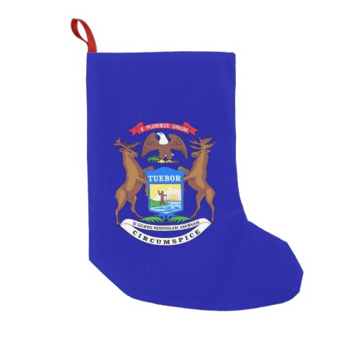 Christmas Stockings with Flag of Michigan