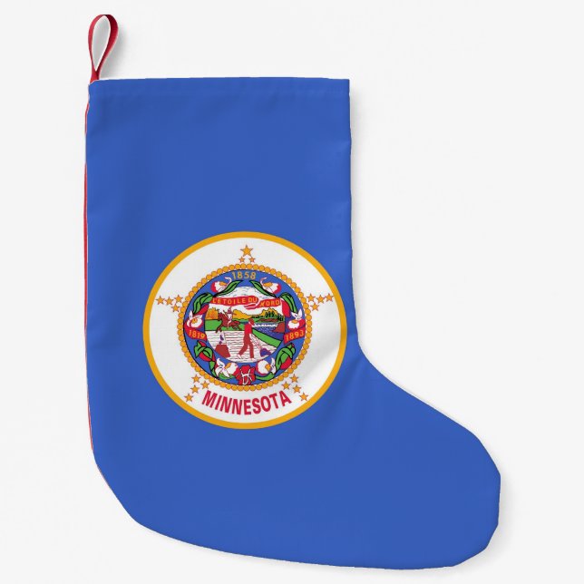 Christmas Stockings with Flag of Minnesota (Front)